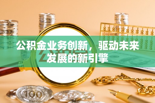 桃源公积金业务创新，驱动未来发展的新引擎