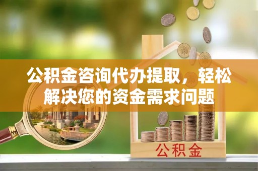 桃源公积金咨询代办提取，轻松解决您的资金需求问题