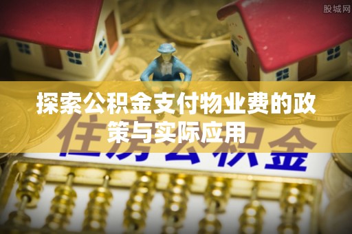 桃源探索公积金支付物业费的政策与实际应用