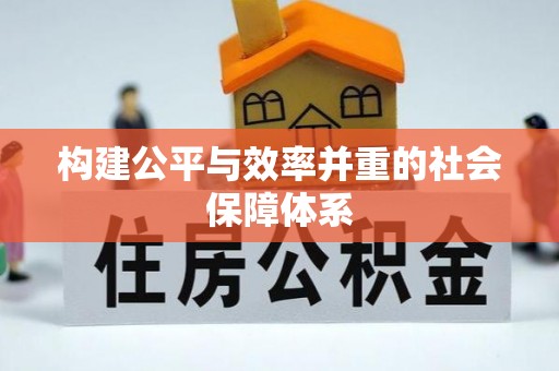 桃源构建公平与效率并重的社会保障体系