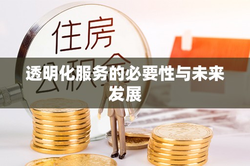 桃源透明化服务的必要性与未来发展