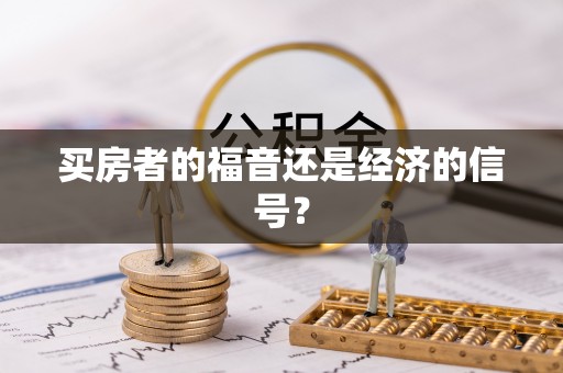 桃源买房者的福音还是经济的信号？
