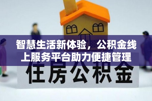 桃源智慧生活新体验，公积金线上服务平台助力便捷管理