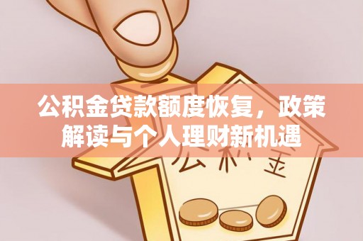 桃源公积金贷款额度恢复，政策解读与个人理财新机遇