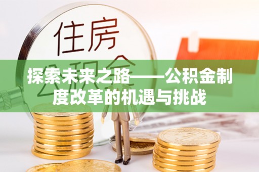 桃源探索未来之路——公积金制度改革的机遇与挑战