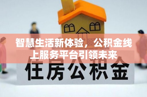 桃源智慧生活新体验，公积金线上服务平台引领未来