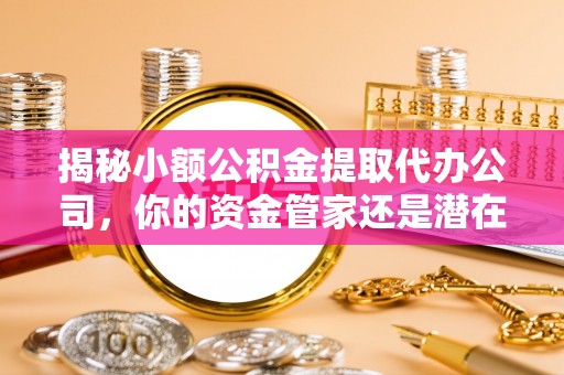 桃源揭秘小额公积金提取代办公司，你的资金管家还是潜在陷阱？