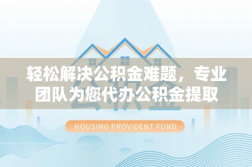 桃源轻松解决公积金难题，专业团队为您代办公积金提取