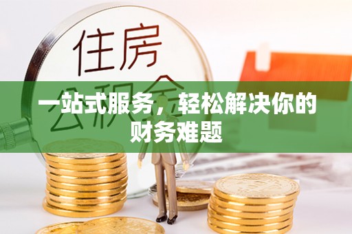 桃源一站式服务，轻松解决你的财务难题